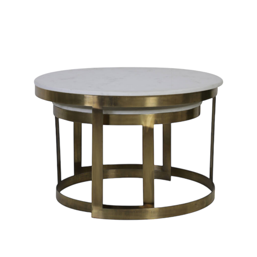 SALONTAFEL MARMER WIT