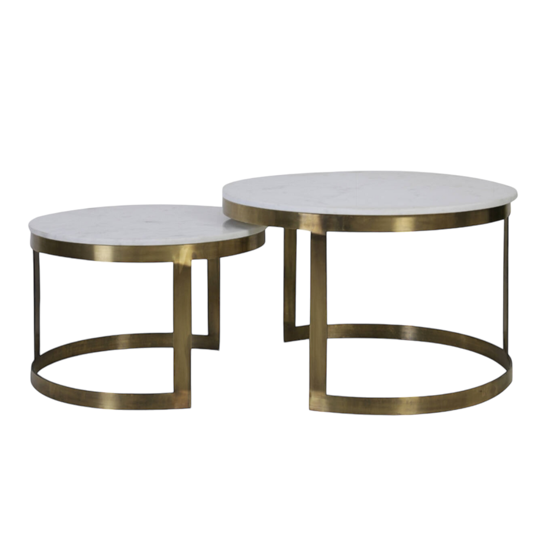 SALONTAFEL MARMER WIT