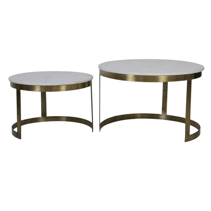SALONTAFEL MARMER WIT
